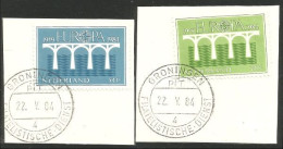 EU84-48c EUROPA CEPT 1984 Nederland Pont Bridge Brücke Puente Brug Ponte FD PJ - Unused Stamps