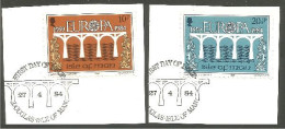 EU84-45a EUROPA CEPT 1984 Isle Of Man Pont Bridge Brücke Puente Brug Ponte FD PJ - 1984