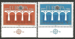 EU84-28 EUROPA CEPT 1984 Yougoslavie Pont Bridge Brücke Puente Brug Ponte MNH ** Neuf SC - 1984