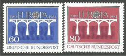 EU84-9b EUROPA CEPT 1984 Germany Pont Bridge Brücke Puente Brug Ponte MNH ** Neuf SC - Ponti