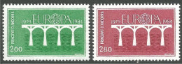 EU84-1b EUROPA CEPT 1984 Andorre Pont Bridge Brücke Puente Brug Ponte MNH ** Neuf SC - Bridges