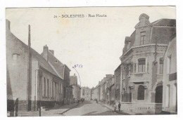 CPA SOLESMES, RUE HAUTE, NORD 59 - Solesmes