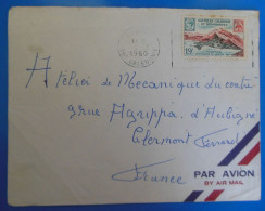 TIMBRE SUR LETTRE   -  NOUVELLE CALEDONIE - Lettres & Documents