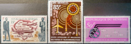 R2253/820 - SENEGAL - 1962/1963 - POSTE AERIENNE - N°36 à 38 NEUFS* - Sénégal (1960-...)