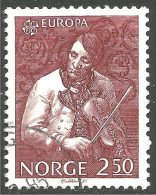 EU85-63d EUROPA CEPT 1985 Norway Augundsson Violin Fiddler Violon Viole - Usados