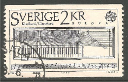 EU85-64 EUROPA CEPT 1985 Suède Piano Partition Music Sheet - Muziek