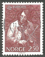 EU85-63c EUROPA CEPT 1985 Norway Augundsson Violin Fiddler Violon Viole - Usati