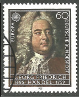 EU85-56c EUROPA CEPT 1985 Germany Georg Friedrich Handel - Autres & Non Classés