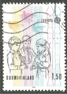 EU85-54b EUROPA CEPT 1985 Finlande Enfants Children Flute - Used Stamps