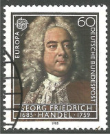 EU85-56a EUROPA CEPT 1985 Germany Georg Friedrich Handel - Muziek
