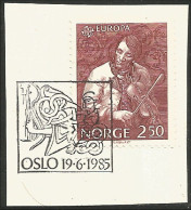 EU85-42b EUROPA CEPT 1985 Norway Augundsson Violin Fiddler Violon Viole FD PJ - Gebruikt