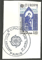 EU85-33 EUROPA CEPT 1985 France Adam De La Halle Partition Music Sheet FD PJ - Muziek