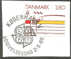 EU85-31 EUROPA CEPT 1985 Danemark Partition Music Sheet FD PJ - Music