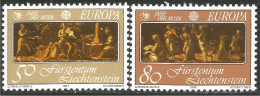 EU85-20 EUROPA CEPT 1985 Liechtenstein Muses Music Instruments Musique MNH ** Neuf SC - Music