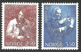 EU85-25 EUROPA CEPT 1985 Norway Augundsson Bull Violin Fiddler Violon Viole MNH ** Neuf SC - Musica