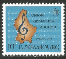 EU85-21 EUROPA CEPT 1985 Luxembourg Violon Violin Violi Partition Music Sheet MNH ** Neuf SC - Musica