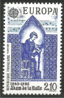 EU85-8 EUROPA CEPT 1985 France Adam De La Halle Partition Music Sheet MNH ** Neuf SC - Music