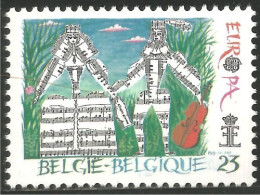 EU85-7 EUROPA CEPT 1985 Belgique Costumes Hymne National Anthem Partition Music Sheet MNH ** Neuf SC - Music