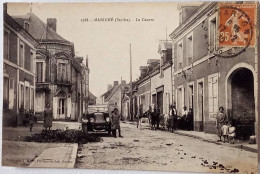 CPSM Circulée 1930  , Marigné (Sarthe) - Le Centre  (58) - Other & Unclassified