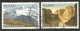 EU86-48a EUROPA CEPT 1986 Iceland Paysages Landscapes - Oblitérés