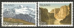 EU86-48b EUROPA CEPT 1986 Iceland Paysages Landscapes - 1986