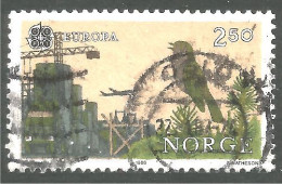 EU86-43 EUROPA CEPT 1986 Norway Avion Airplane Oiseau Bird Vogel - Autres & Non Classés