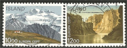 EU86-48c EUROPA CEPT 1986 Iceland Paysages Landscapes - Used Stamps