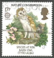 EU86-35 EUROPA CEPT 1986 Grande Bretagne Barn Owl Effraie Des Clochers - Sonstige & Ohne Zuordnung