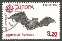 EU86-31 EUROPA CEPT 1986 France Chauve-souris Bat - 1986