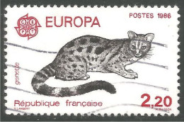 EU86-30 EUROPA CEPT 1986 France Genette Genet - 1986