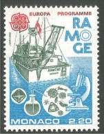 EU86-22a EUROPA CEPT 1986 Monaco Microscope Bateau MNH ** Neuf SC - Ships