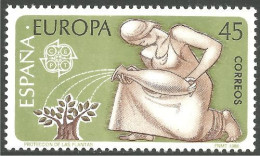 EU86-27 EUROPA CEPT 1986 Espagne Arbre Tree Baum MNH ** Neuf SC - Bäume