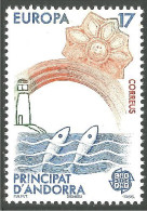 EU86-5 EUROPA CEPT 1986 Andorra Phare Lighthouse Lichtturm Poissons Fish Fische MNH ** Neuf SC - Levensmiddelen