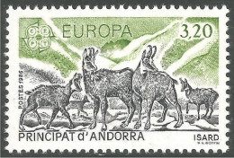 EU86-3c EUROPA CEPT 1986 Andorre Isard Chamois MNH ** Neuf SC - Other & Unclassified
