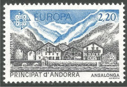 EU86-2b EUROPA CEPT 1986 Andorre Village Ansalonga MNH ** Neuf SC - Ungebraucht
