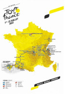 Cyclisme - Tour De France 2023 - La Carte Du Tour - CPM Neuve - Cycling