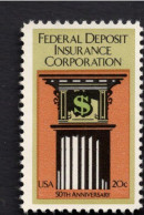 205575987 1983 SCOTT 2071 (XX) POSTFRIS MINT NEVER HINGED - FEDERAL DEPOSIT INSURANCE CORPORATION 50TH ANNIV - Ungebraucht