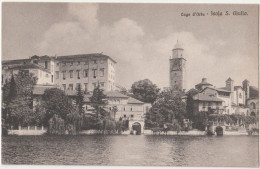 Cartolina  Orta Sul Lago   (Italie)  Isola San Giulia    ED Fornara 3723 - Autres & Non Classés