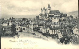 11769507 Thun BE Aarepartie Mit Schloss Und Kirche Vom Thunhof Thun - Other & Unclassified