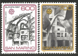 EU87-22a EUROPA-CEPT 1987 San Marino Architecture Moderne MNH ** Neuf SC - 1987