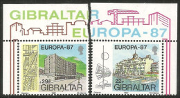 EU87-9 EUROPA-CEPT 1987 Gibraltar Bateaux Boats Schiffe MNH ** Neuf SC - Schiffe