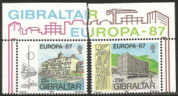 EU87-8 EUROPA-CEPT 1987 Gibraltar Bateaux Boats Schiffe MNH ** Neuf SC - Bateaux