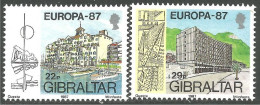 EU87-7 EUROPA-CEPT 1987 Gibraltar Bateaux Boats Schiffe MNH ** Neuf SC - Ships