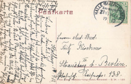 Bahnpost (Ambulant; R.P.O./T.P.O.) Halle (Saale)-Cassel (ZA2536) - Lettres & Documents