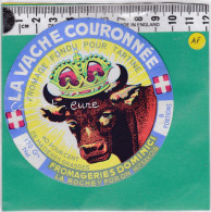 C1340 FROMAGE FONDU LA VACHE COURONNEE DOMINCI LA ROCHE SUR FORON HAUTE SAVOIE 8 PORTIONS - Käse