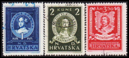 1943. HRVATSKA Personalities Complete Set.  (Michel 103-105) - JF546065 - Croatia