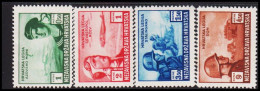 1943. HRVATSKA KROATIAN LEGIONAIRES Complete Set. Hinged. (Michel 107-110) - JF546067 - Croatia
