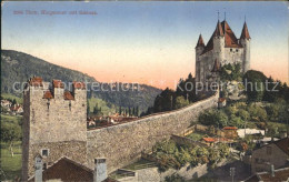 11769297 Thun BE Ringmauer Mit Schloss Thun - Sonstige & Ohne Zuordnung