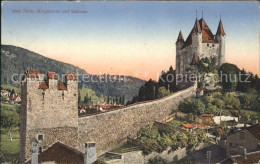 11769297 Thun BE Ringmauer Mit Schloss Thun - Autres & Non Classés