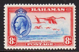 1937. BAHAMAS Georg V Red Flamingo 8 D Never Hinged. (Michel 99) - JF546071 - Bahamas (1973-...)